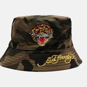 ED HARDY Tiger Camo Bucket Hat